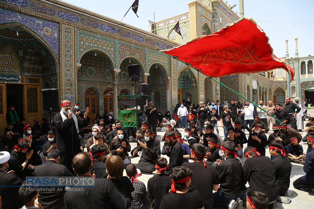 عزاداری شهادت حضرت امام محمد باقر (علیه السلام) در حرم کریمه اهلبیت (ع)