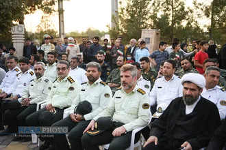 مراسم تقدیر از زحمت&zwnj;کشان نیروی انتظامی در قم
