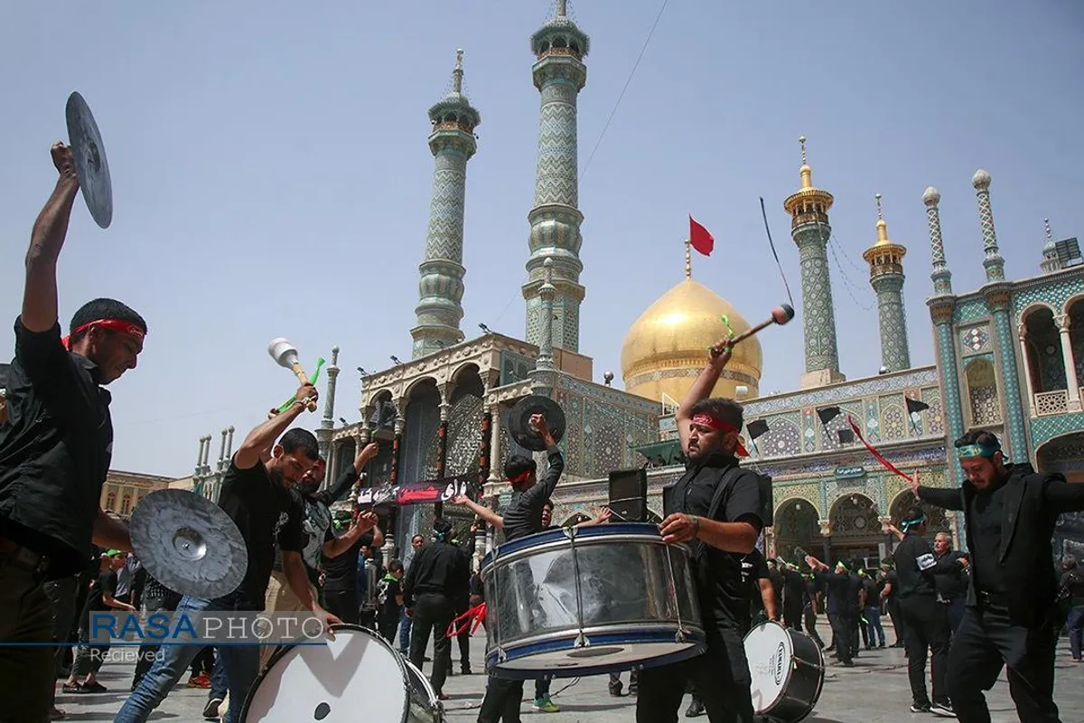 عزاداری روز عاشورا در حرم مطهر کریمه اهلبیت (علیهم&zwnj;السلام)
