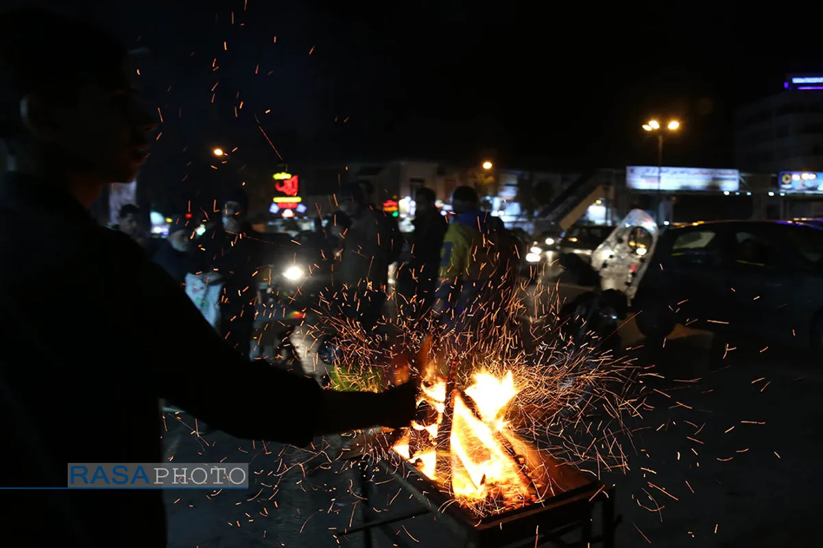 ایستگاه صلواتی طلاب مدرسه علمیه رضویه گرگان در شام شهادت حضرت زهرا (س)