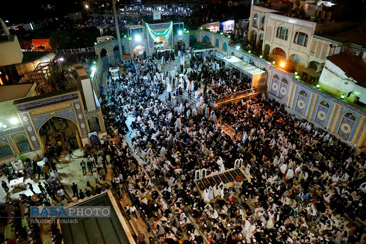 مراسم احیاء شب نوزدهم ماه مبارک رمضان در حرم امامزاده صالح تهران