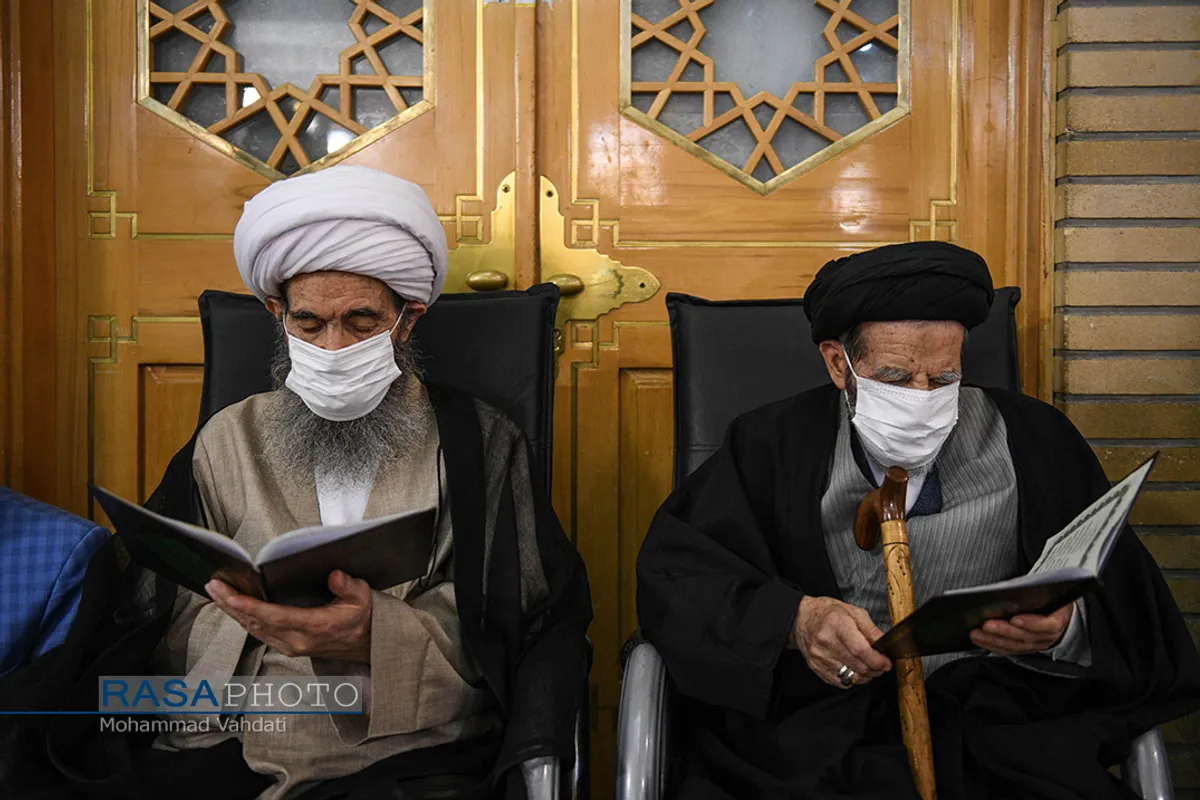 مراسم چهلمین روز ارتحال آیت الله علوی گرگانی