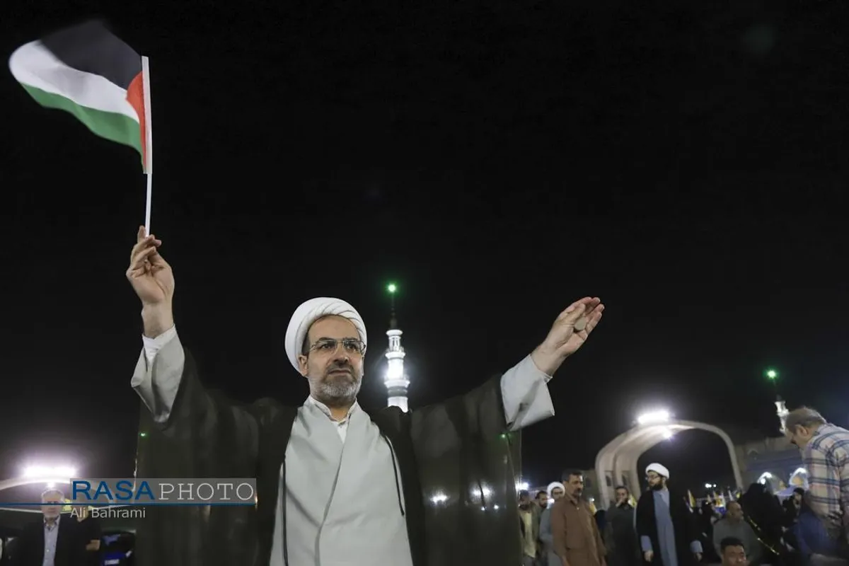 اجتماع بزرگ مردمی انا علی العهد