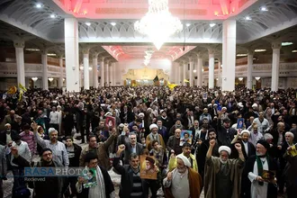گرامیداشت فرماندهان شهید حزب&zwnj;الله در حرم بانوی کرامت