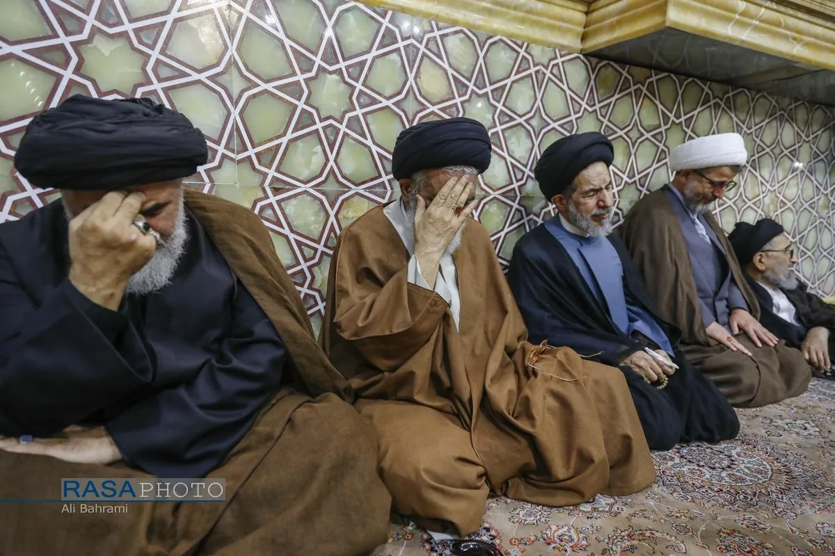 مراسم بزرگداشت چهلم شهیدان لاریجانی