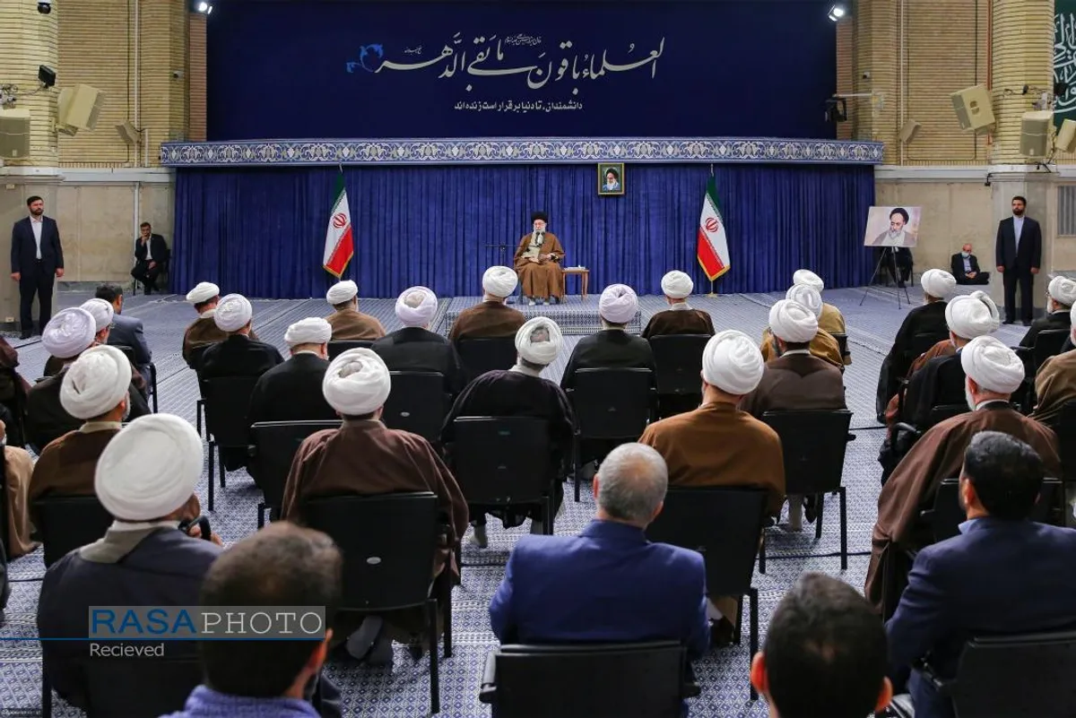 دیدار اعضای ستاد برگزاری کنگره بین&zwnj;المللی بزرگداشت علامه طباطبائی با رهبر انقلاب