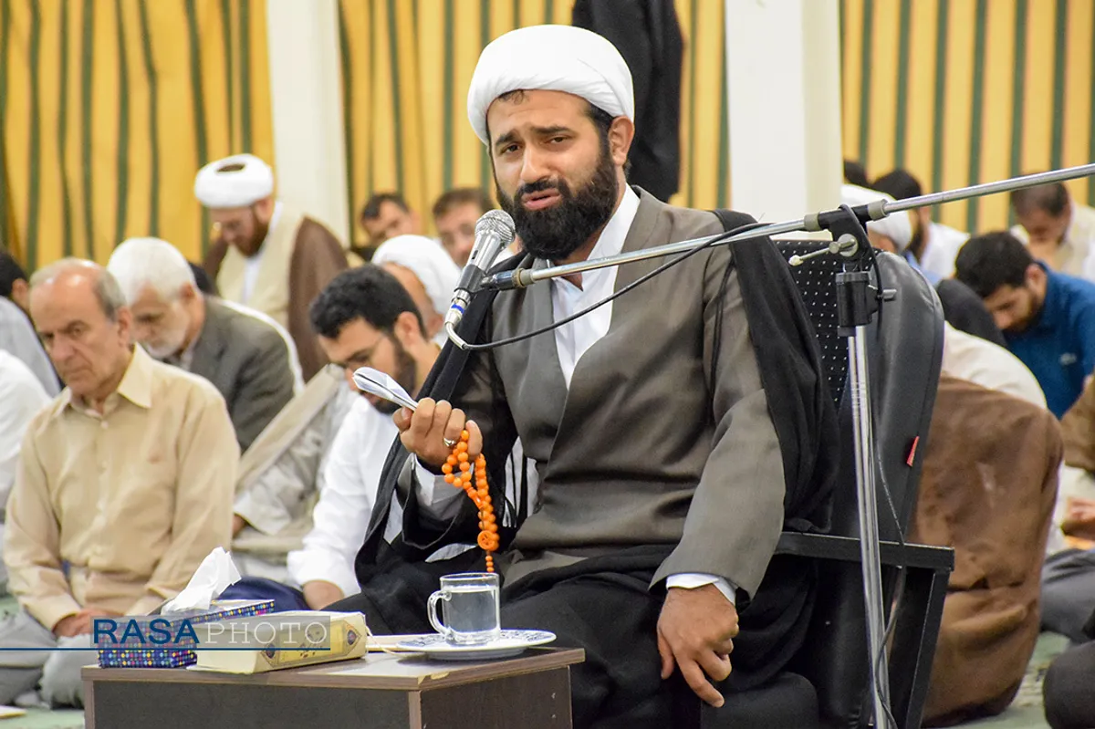 مراسم دعای عرفه در مدرسه علمیه خاتم الانبیاء بابل