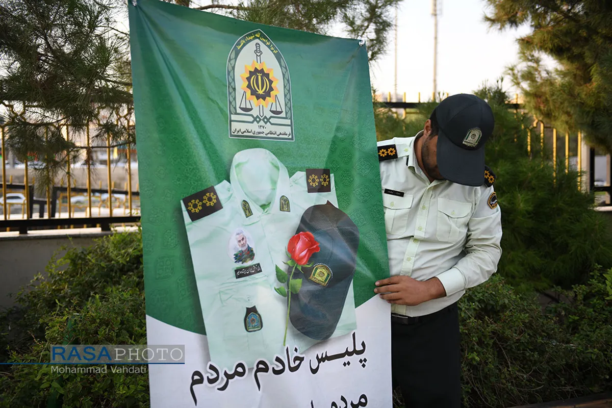 مراسم تقدیر از زحمت&zwnj;کشان نیروی انتظامی در قم