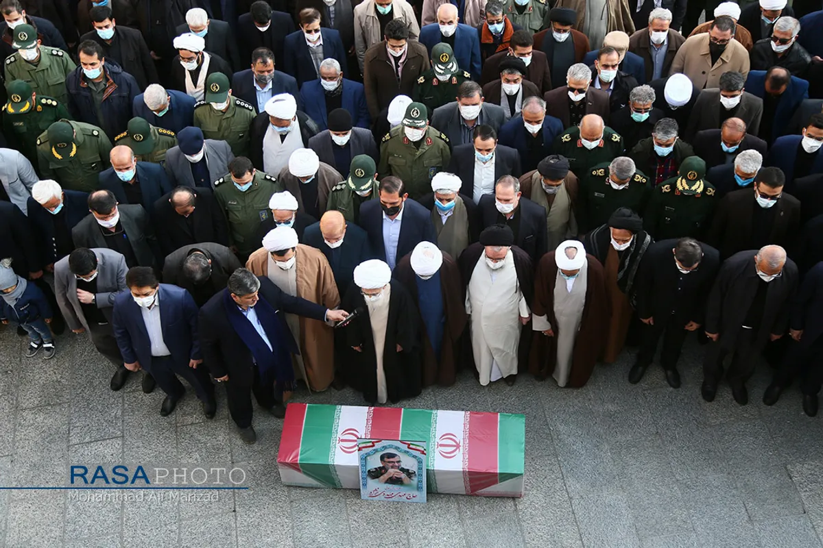 تشییع پیکر مطهر سردار مهدی مهدوی نژاد