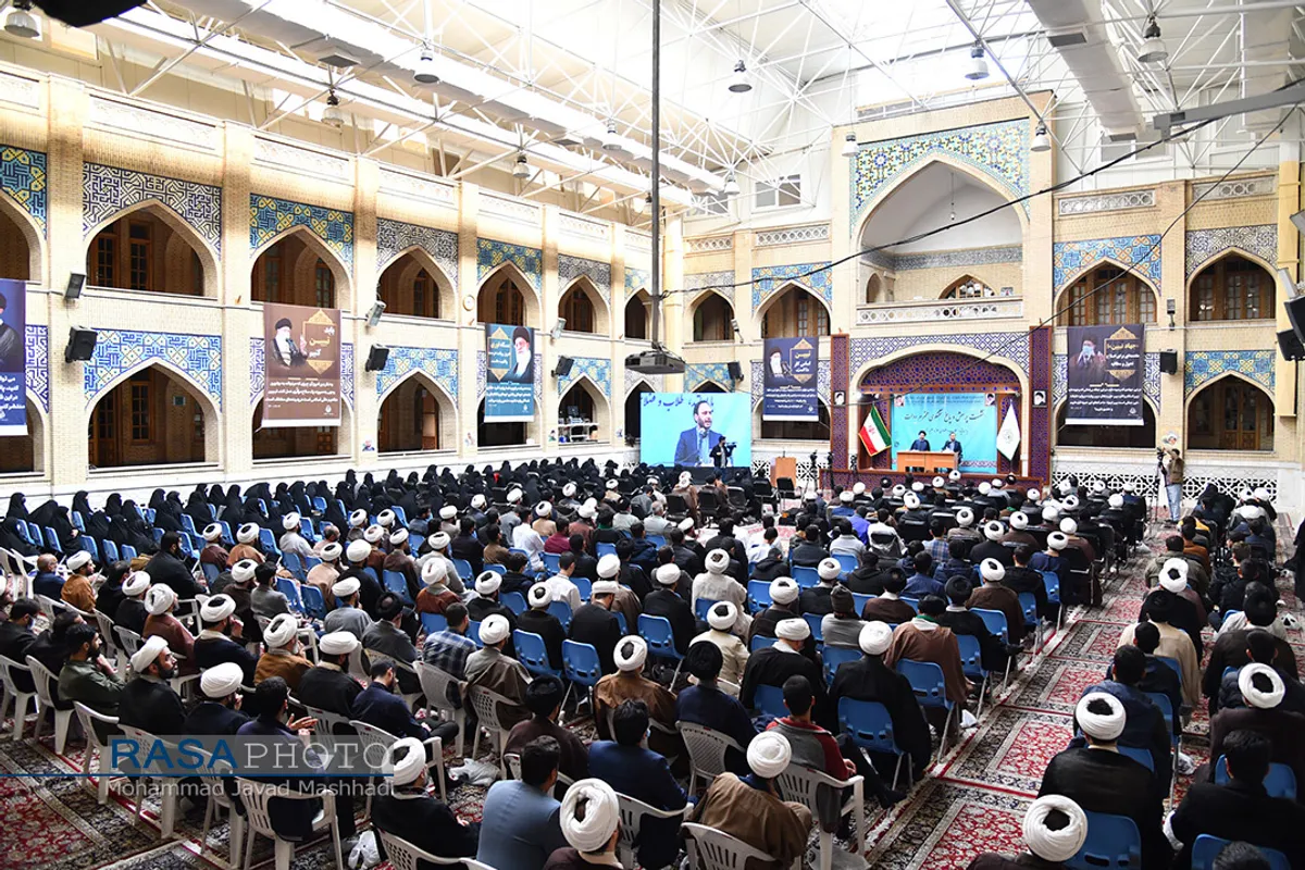 نشست پرسش و پاسخ سخنگوی دولت با اساتید و طلاب حوزه علمیه خراسان&lrm;&lrm;