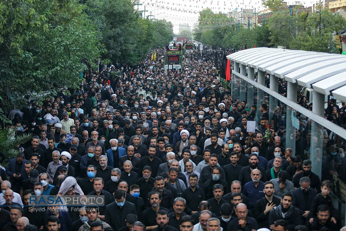 تشییع پیکر پاک شهدای خانطومان در مشهد مقدس