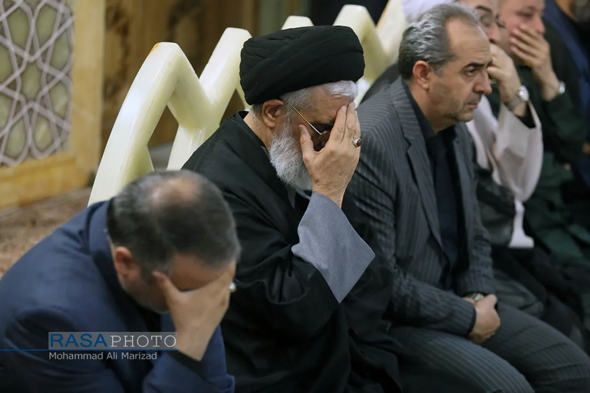 تشییع ۷ شهید گمنام دفاع مقدس در قم