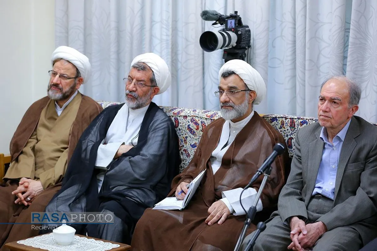 دیدار اعضای هیئت علمی پنجمین کنگره جهانی حضرت امام رضا (علیه&zwnj;السلام) با رهبر انقلاب
