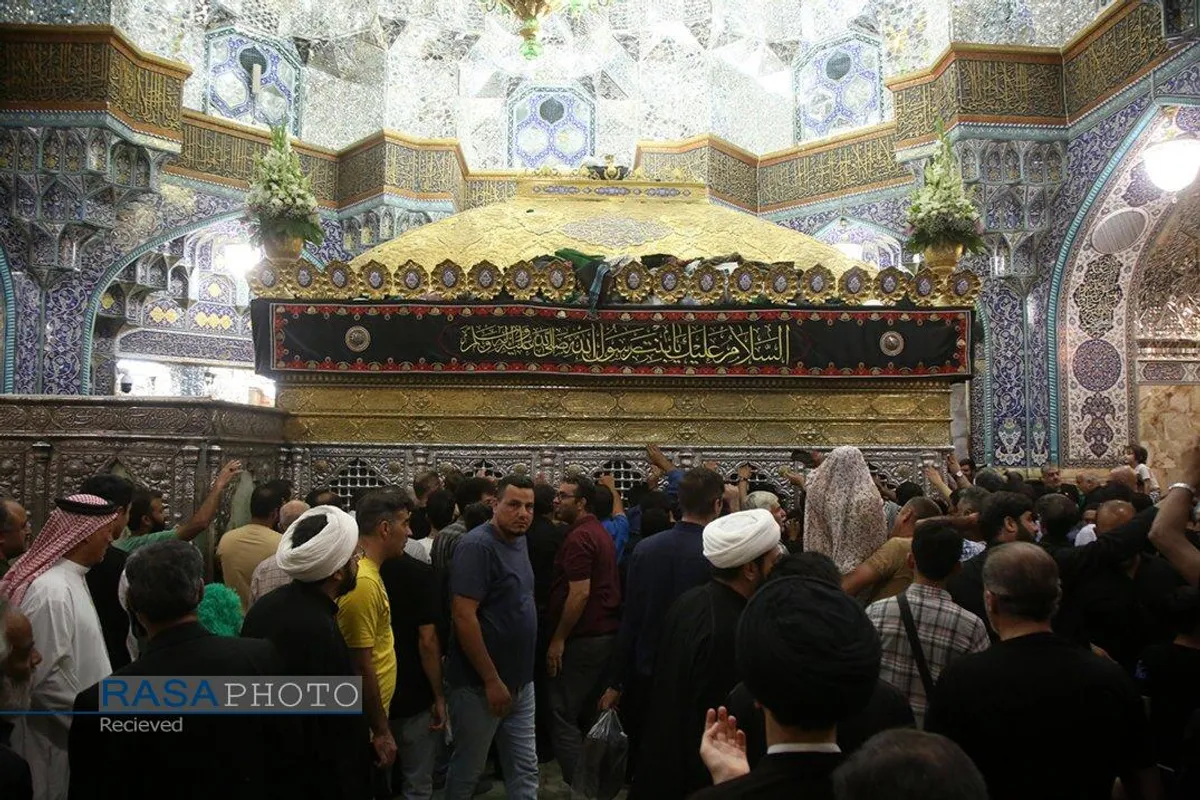 عزاداری شب شهادت امام رئوف (ع) در حرم کریمه اهلبیت (ع)