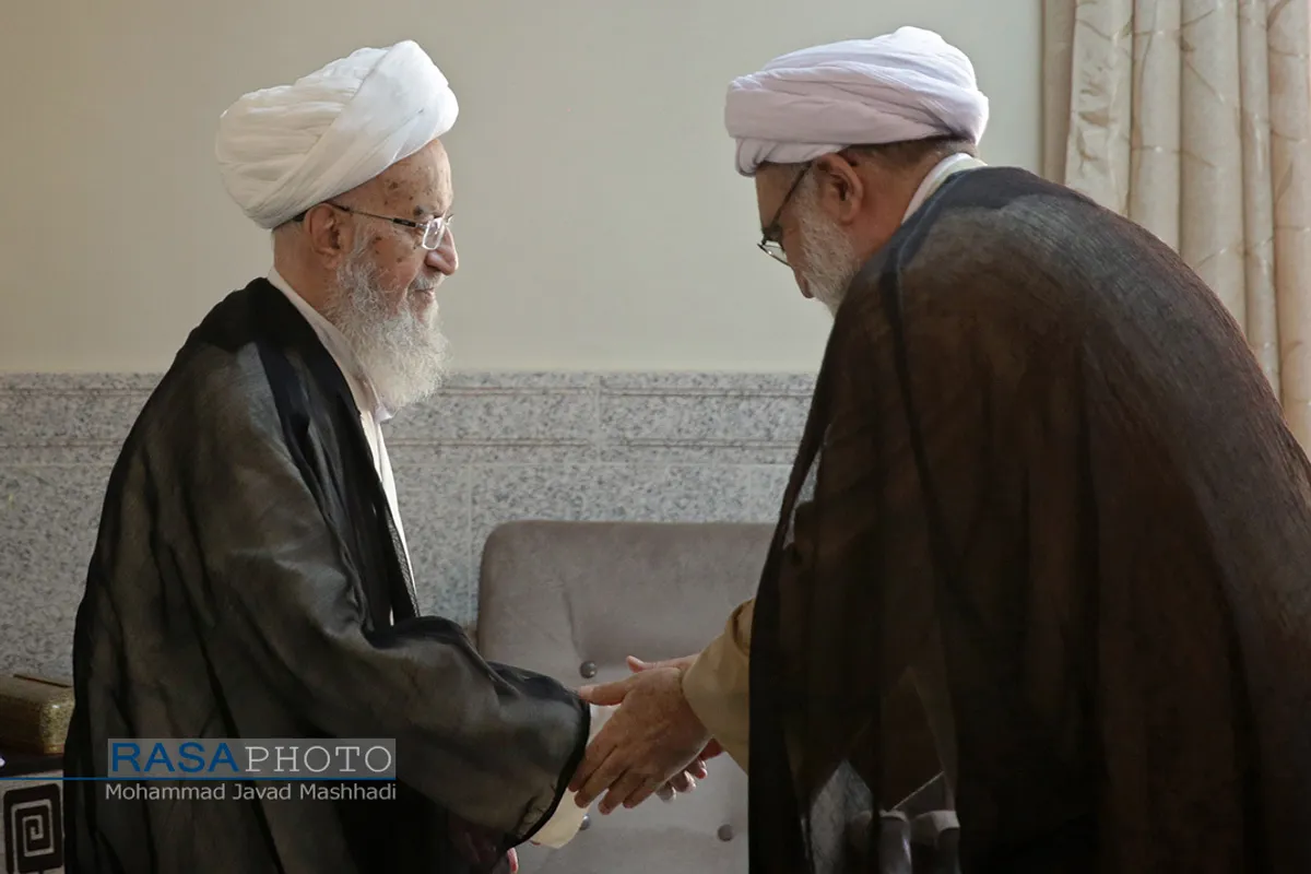 دیدار حجت الاسلام والمسلمین مروی تولیت آستان قدس رضوی با حضرت آیت الله مکارم شیرازی  در مشهد