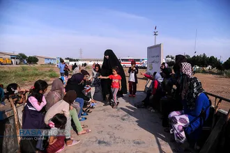 حضور طلاب در اردوگاه&zwnj;های اسکان سیل زدگان خوزستان | جهاد ادامه دارد