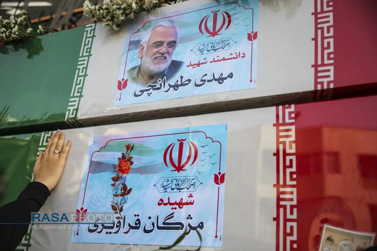 تشییع با شکوه و میلیونی شهدای اقتدار ملی در تهران