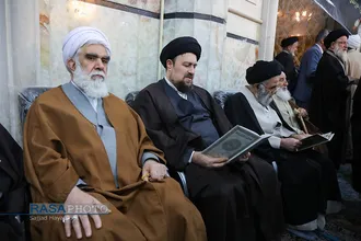 مراسم بزرگداشت بیست و هفتمین سالگرد رحلت آیت الله گلپایگانی&lrm;