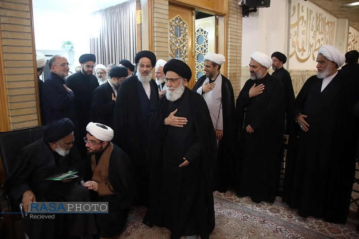 حضور پرشور مردم و علما در مراسم بزرگداشت شهید اسماعیل هنیه در قم