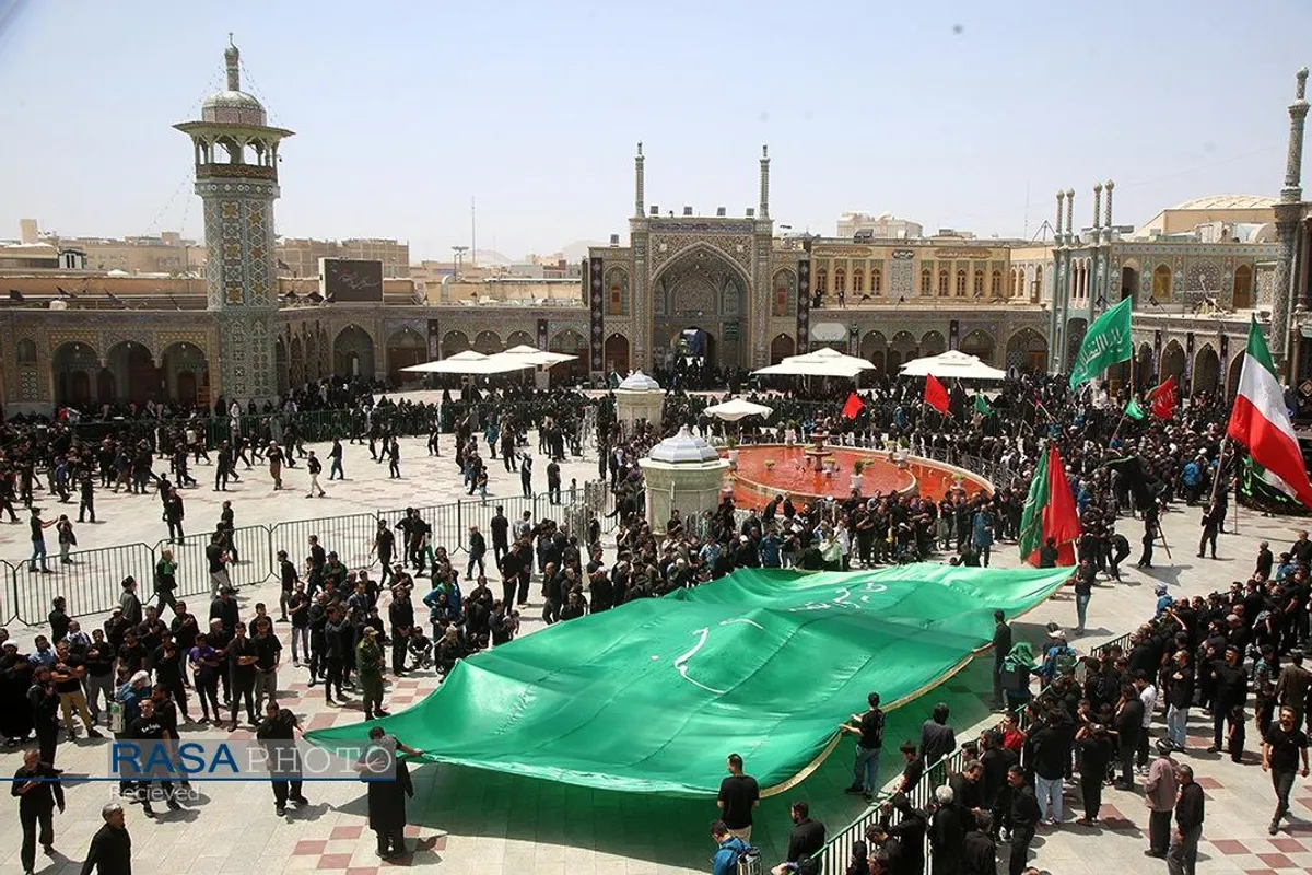 عزاداری روز عاشورا در حرم مطهر کریمه اهلبیت (علیهم&zwnj;السلام)