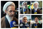 گزارش میدانی | طلایه داری روحانیت در میدان دفاع از نظام