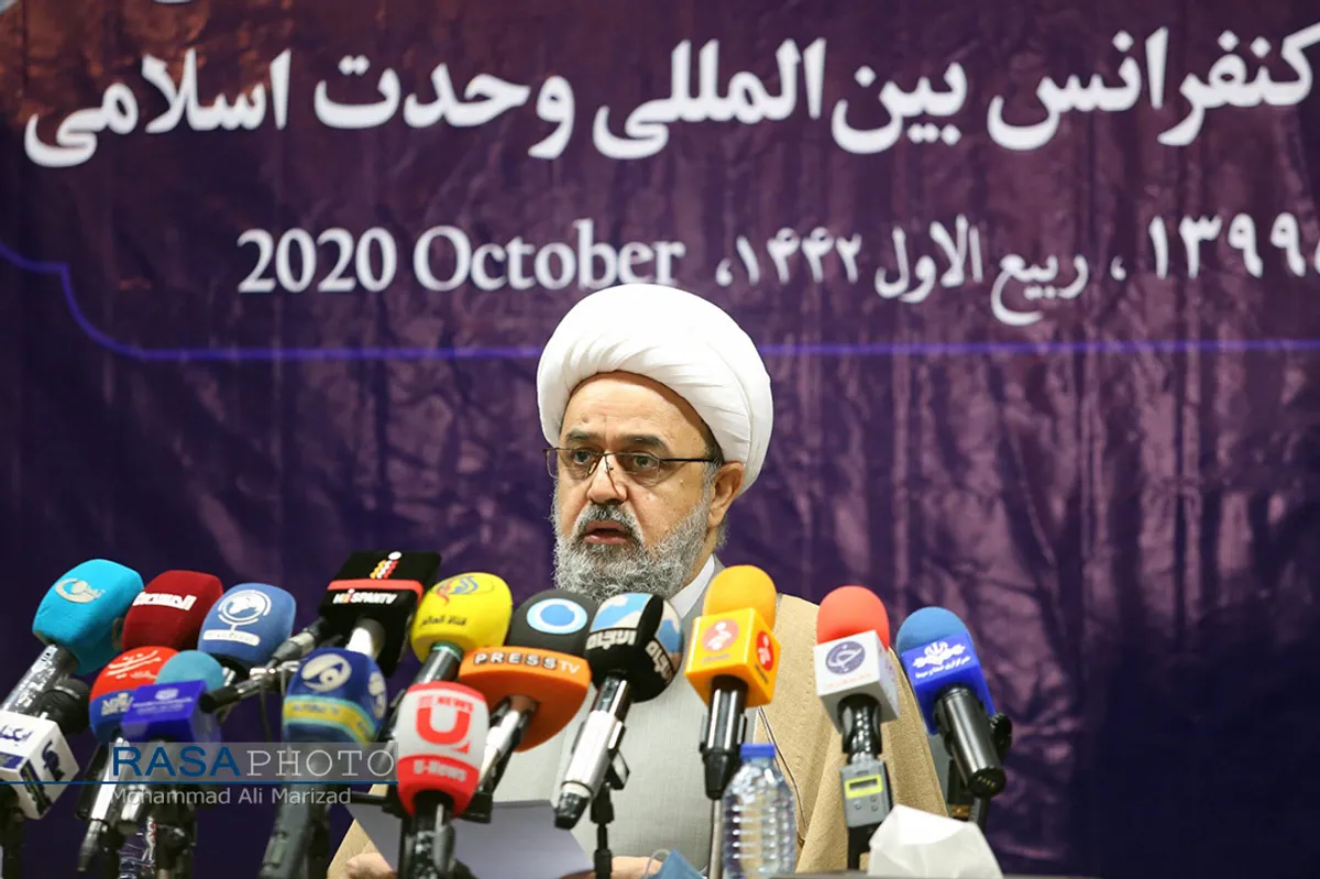 نشست خبری حجت الاسلام والمسلمین دکتر حمید شهریاری دبیر کل مجمع جهانی تقریب مذاهب اسلامی
