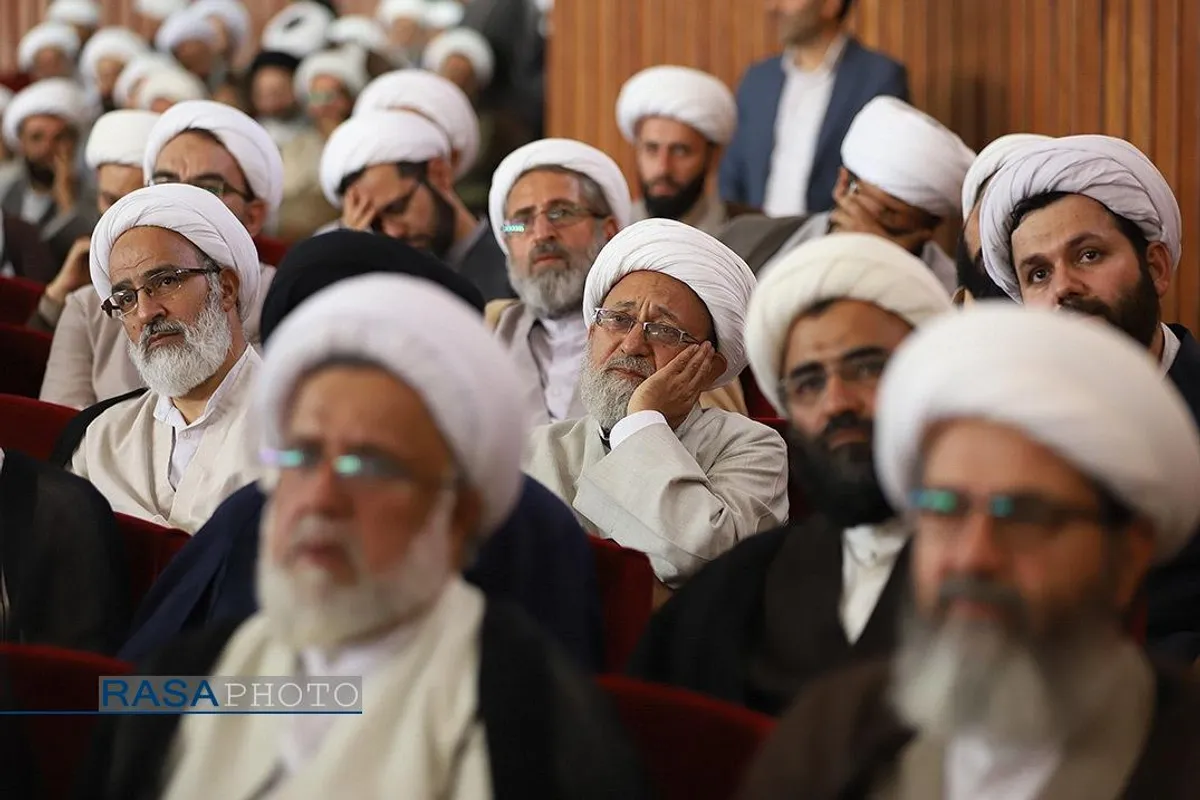 گردهمایی اساتید سطوح عالی و خارج حوزه علمیه قم با حضور سردار حاجی زاده