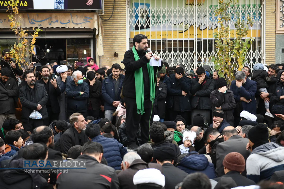 عزاداری شهادت حضرت زهرا (سلام الله علیها) با حضور حضرت آیت الله وحید خراسانی