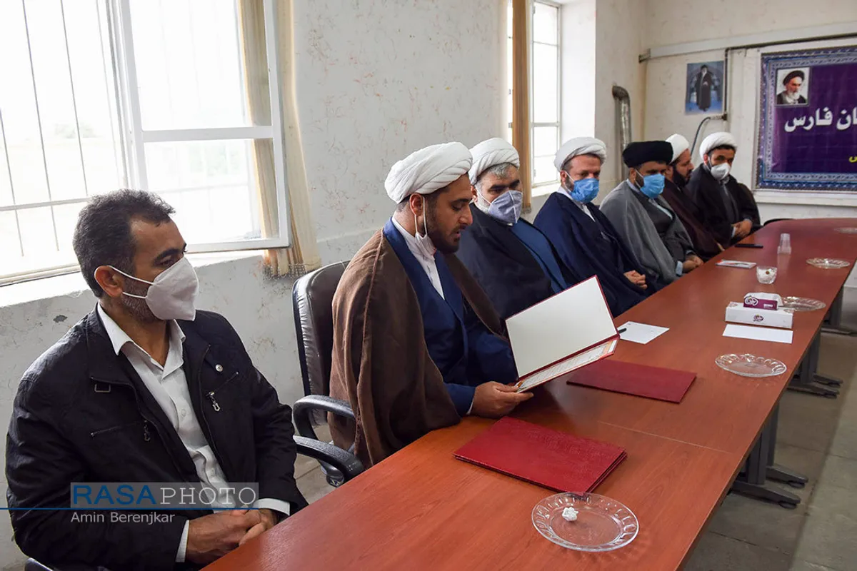 مراسم معارفه معاونان حوزه علمیه استان فارس&lrm;