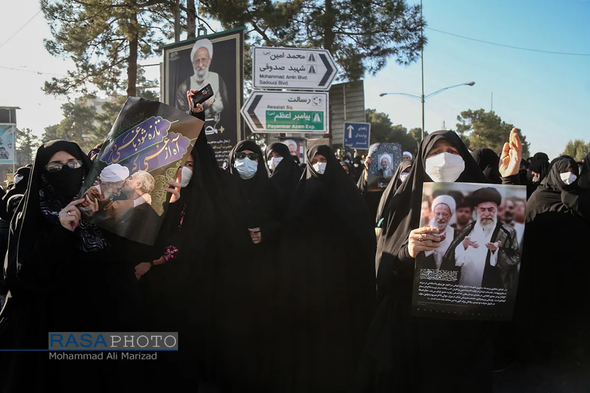 مراسم وداع و تشییع پیکر عمار انقلاب علامه مصباح یزدی در قم