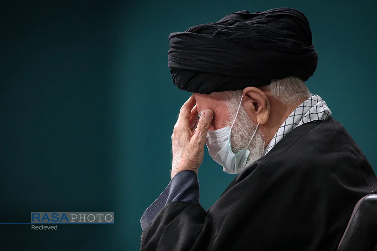 عزاداری شام شهادت حضرت زهرا (سلام&zwnj;الله&zwnj;علیها) با حضور رهبر معظم انقلاب