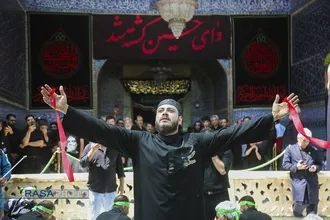 نماز جماعت و عزاداری ظهر عاشورای حسینی در قم