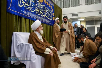 جشن روز نیمه شعبان و عمامه&zwnj;&zwnj;گذاری طلاب