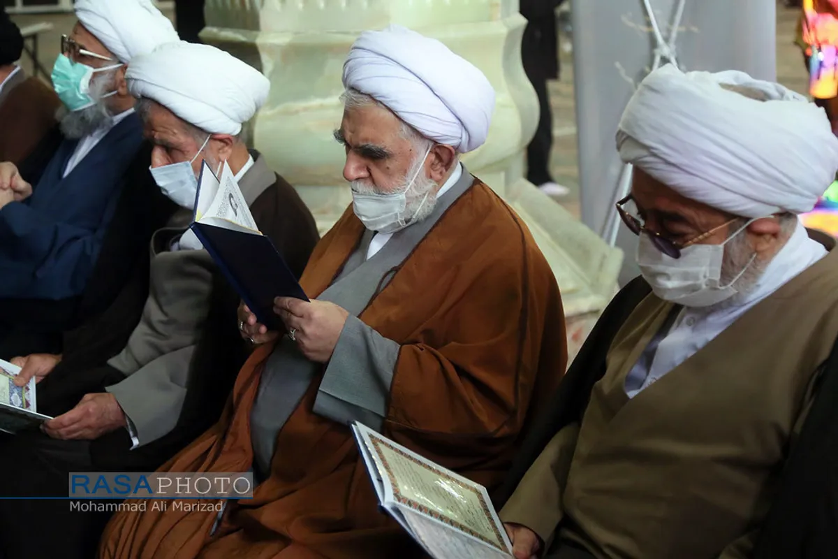 تشییع پیکر آیت الله مجتهد شبستری در قم