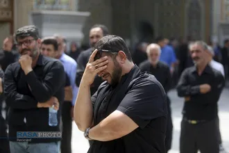 عزاداری روز اربعین حسینی (ع) در حرم حضرت معصومه (سلام&zwnj;الله&zwnj;علیها)