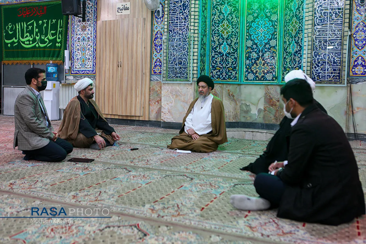 دیدار مسؤولان خبرگزاری رسا با امام جماعت مسجد جامع کرج