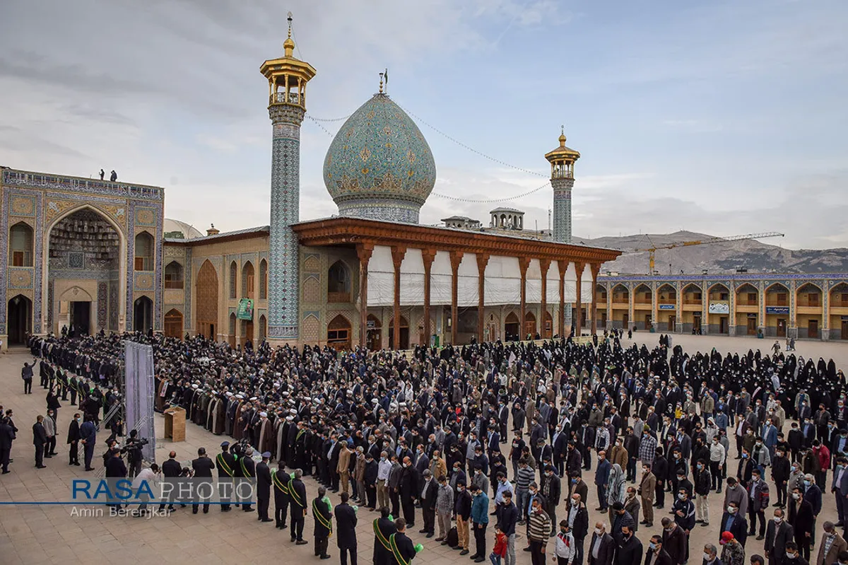 تشییع پیکر شهید محسن جعفری در شیراز&lrm;