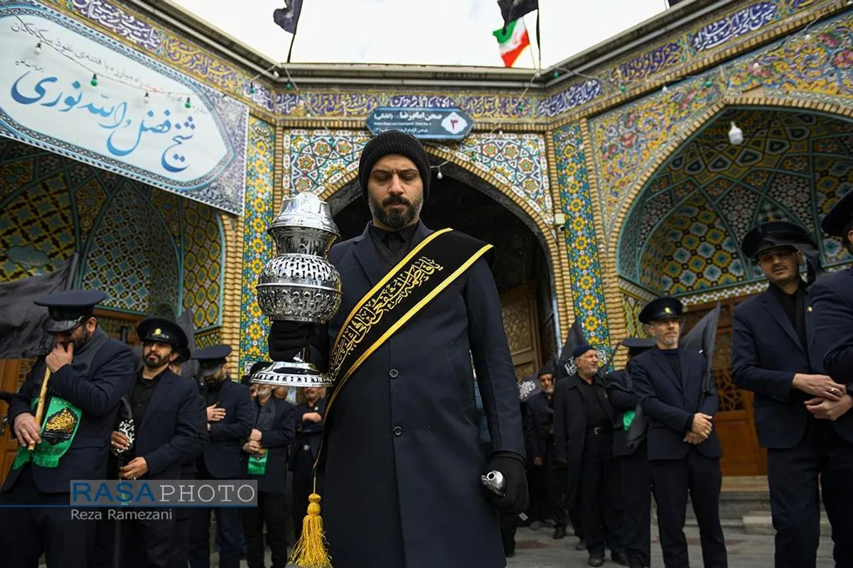 عزاداری روز شهادت حضرت امام موسی کاظم (علیه&zwnj;السلام) در حرم بانوی کرامت
