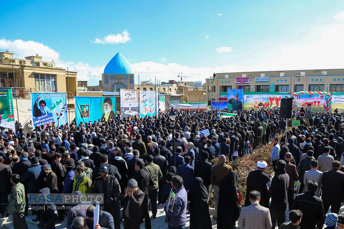 فجر سلیمانی | راهپیمایی پرشور ۲۲ بهمن در شهرکرد