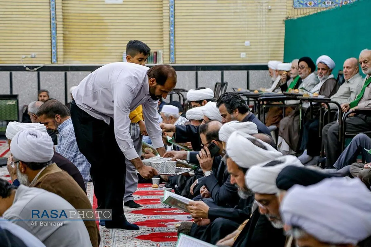 مراسم یادبود مدیر مدرسه علمیه کرمانی&zwnj;ها مرحوم حجت الاسلام جاویدی