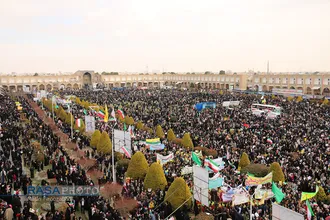 بعثت انقلاب | راهپیمایی پرشکوه مردم اصفهان در یوم الله 22 بهمن