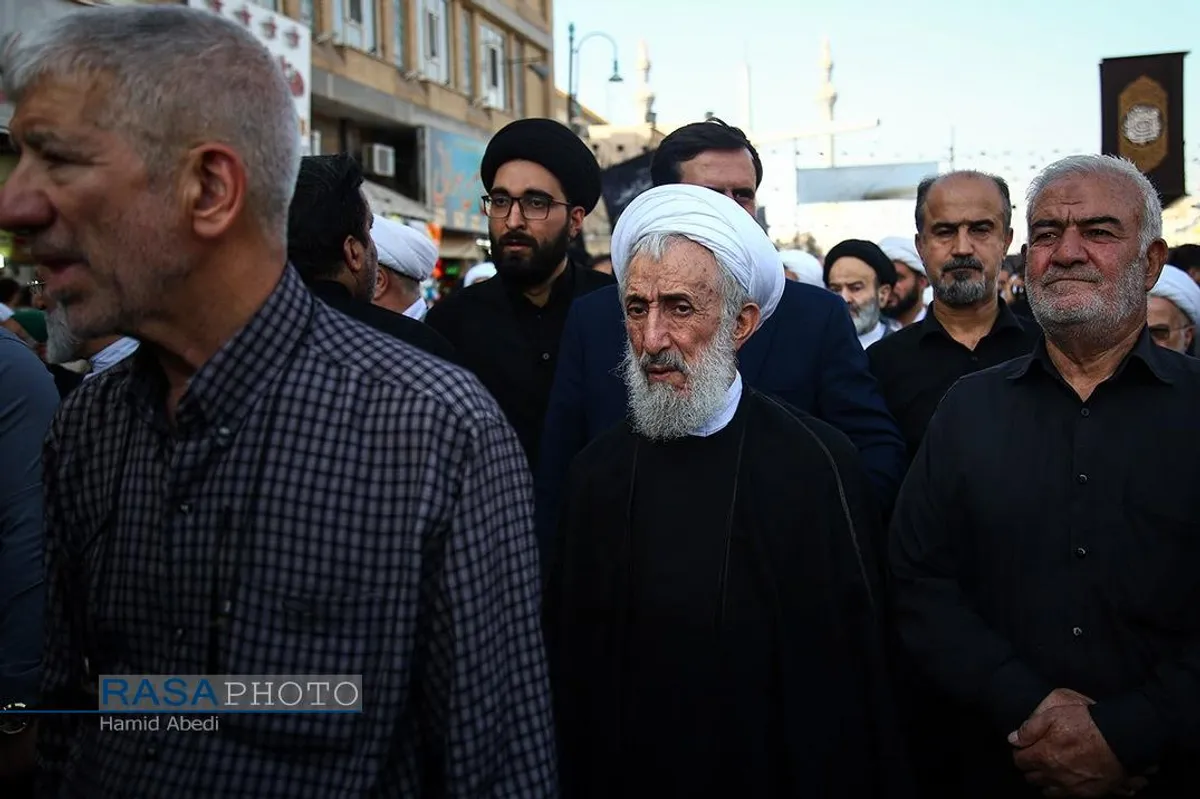تشییع همسر آیت الله شبیری زنجانی