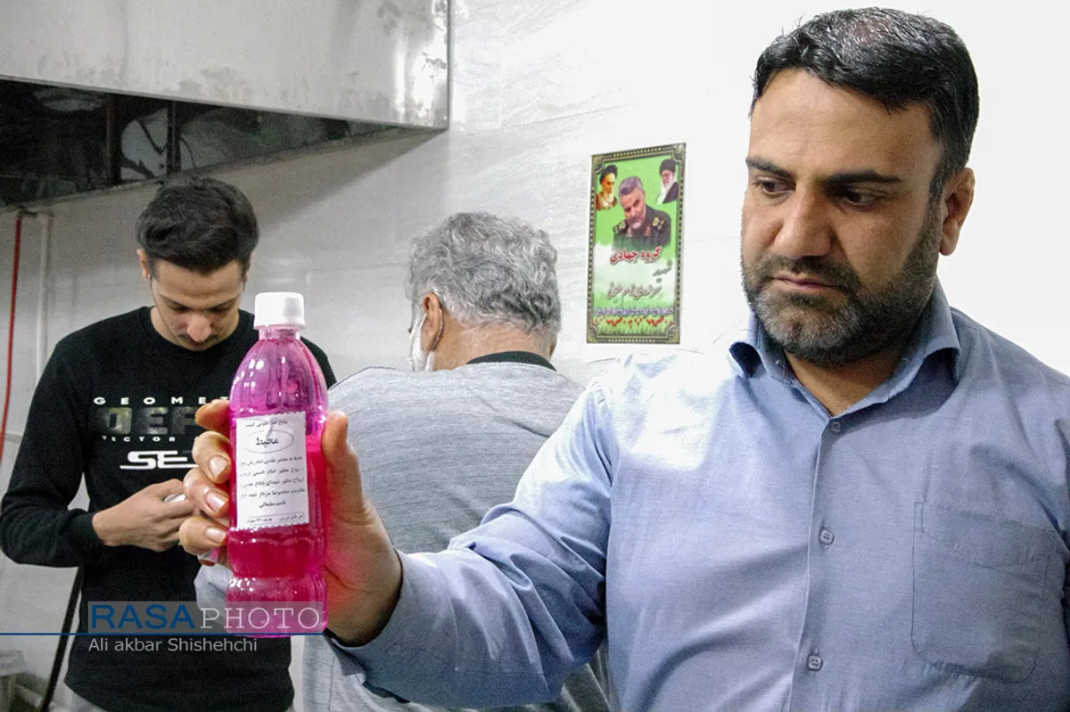 تولید ماسک بصورت جهادی در کارگاه خانگی