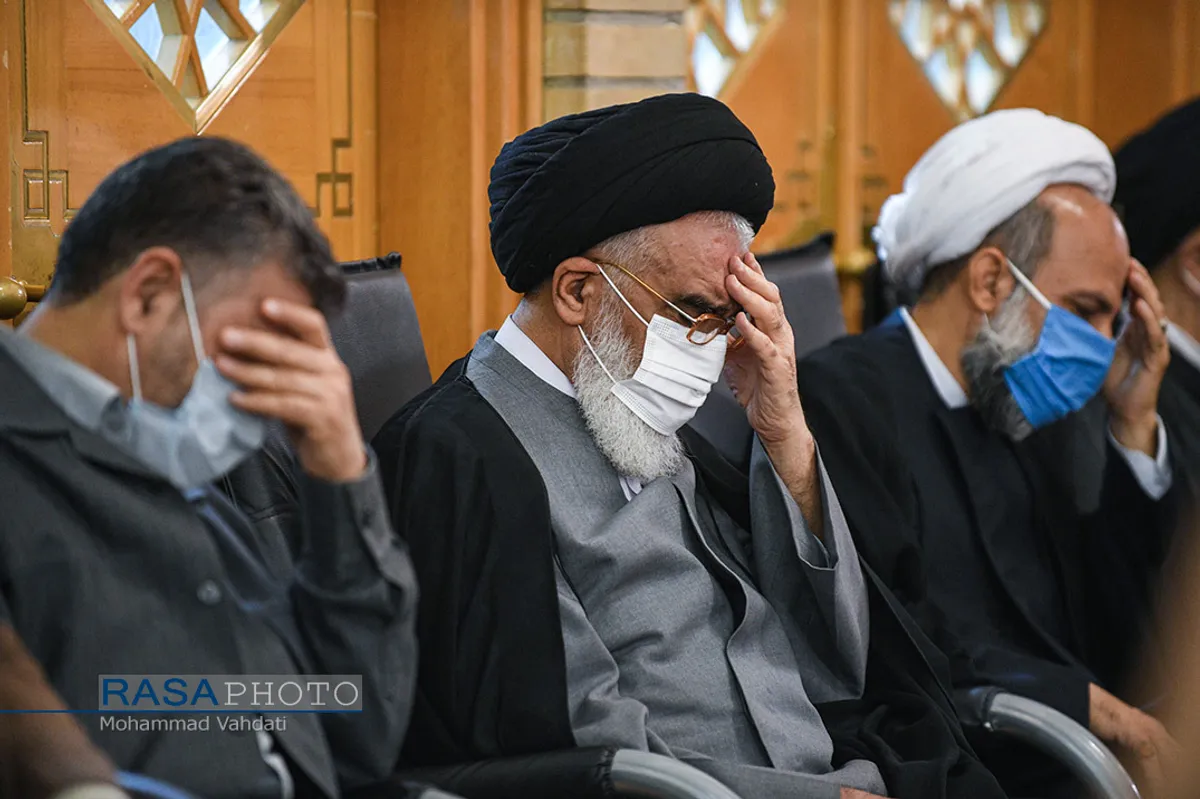 مراسم چهلمین روز ارتحال آیت الله علوی گرگانی