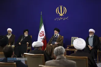 دیدار اعضای ستاد برگزاری کنگره بزرگداشت آیت&zwnj;الله میلانی با رهبر معظم انقلاب