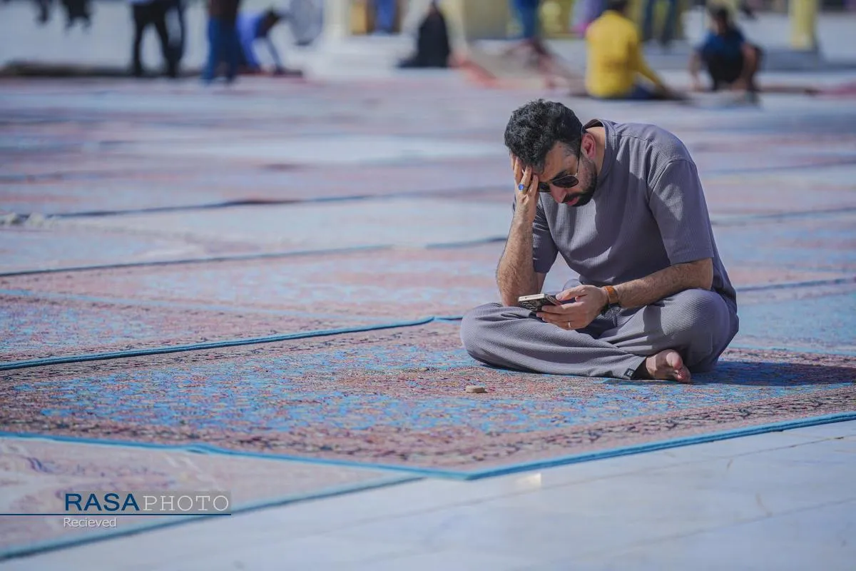 مراسم پر فیض دعای عرفه در مسجد مقدس جمکران