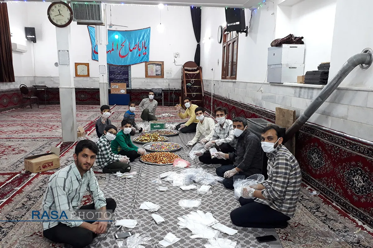 فعالیت جهادی کانون فرهنگی عرشیان مسجد حضرت مهدی (عج) قم