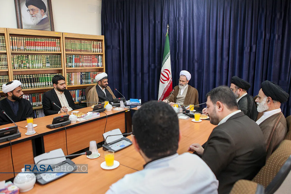 دیدار مدیرعامل و مسئولین خبرگزاری رسا با آیت الله اعرافی