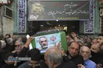 تشییع پیکر پاک سرلشکر شهید حاج محمدحسن محققی در تهران