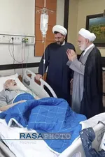 عیادت علما، شخصیت&zwnj;های حوزوی و رؤسای قوای از حضرت آیت الله نوری همدانی